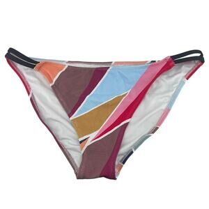 Aeropostale Bikini Bottom Hipster Colorful Abstract Womens Size Xlarge